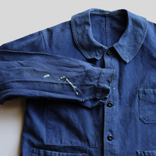 画像をギャラリービューアに読み込む, 1950&#39;s FRENCH WORK JACKET (SZ LARGE / COTTON TWILL / GOOD FADE)
