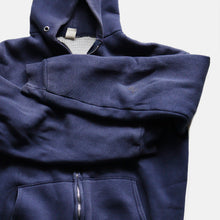 画像をギャラリービューアに読み込む, 1960&#39;s ZIP UP COTTON SWEAT PARKA WITH THERMAL (SZ LARGE / GOOD FADE)
