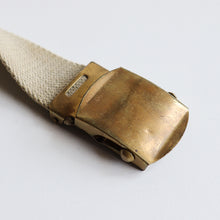 Load image into Gallery viewer, VINTAGE FRENCH MILITARY G.I BELT (SZ MEDIUM / AROUND 1950&#39;s)
