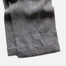画像をギャラリービューアに読み込む, &quot;MIDNORTH TAILORS&quot; BLACK NEP H.B.T LINEN WIDE LEG (BURMA-SHAVE ORIGINAL PRODUCTS)
