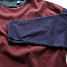 画像をギャラリービューアに読み込む, 1990&#39;s &quot;GAP&quot; BICOLOR L/S COTTON T-SHIRT (SZ LARGE / DEADSTOCK)
