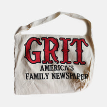 Load image into Gallery viewer, ～1950&#39;s  &quot;GRIT&quot; NEWS PAPER CANVAS BAG (DEAD STOCK)
