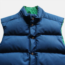 Load image into Gallery viewer, 1970&#39;s &quot;GERRY&quot; OUTODOOR REVERSIBLE DOWN VEST (SZ LARGE / DEADSTOCK)
