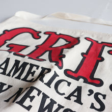 Load image into Gallery viewer, ～1950&#39;s  &quot;GRIT&quot; NEWS PAPER CANVAS BAG (DEAD STOCK)
