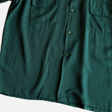 画像をギャラリービューアに読み込む, 1950&#39;s &quot;CROWN SPORTS WEAR&quot; GABARDINE SHIRT (SZ LARGE / GOOD CONDITION)
