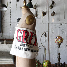 Load image into Gallery viewer, ～1950&#39;s  &quot;GRIT&quot; NEWS PAPER CANVAS BAG (DEAD STOCK)
