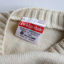 画像をギャラリービューアに読み込む, "BRIDGEDALE" GUERNSEY SWEATER (SZ LARGE / AROUND 1980's / GOOD CONDITION)

