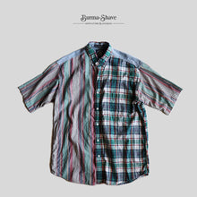 画像をギャラリービューアに読み込む, 1990's "GANT" INDIA MADRAS COTTON S/S SHIRT (SZ MEDIUM / CLAZY PATTERN)
