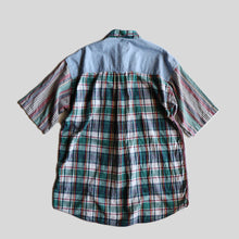 画像をギャラリービューアに読み込む, 1990's "GANT" INDIA MADRAS COTTON S/S SHIRT (SZ MEDIUM / CLAZY PATTERN)
