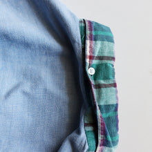 画像をギャラリービューアに読み込む, 1990's "GANT" INDIA MADRAS COTTON S/S SHIRT (SZ MEDIUM / CLAZY PATTERN)
