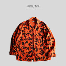 Load image into Gallery viewer, "OUTDOORMANS CLOTHING" CHAMOIS CLOTH HUNTING CAMO FLANNEL SHIRT (SZ LARGE / AROUND 1970's)
