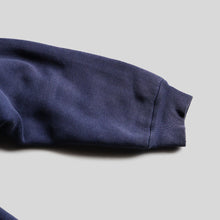 画像をギャラリービューアに読み込む, 1960&#39;s～ FULL ZIP SWEAT CATDIGAN (SZ LARGE / THERMAL INNER / NAVY FADE)
