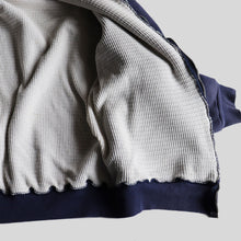 画像をギャラリービューアに読み込む, 1960&#39;s～ FULL ZIP SWEAT CATDIGAN (SZ LARGE / THERMAL INNER / NAVY FADE)
