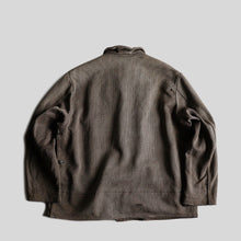 画像をギャラリービューアに読み込む, 1940&#39;s～ FRENCH HUNTING PIQUE JACKET (SZ LARGE / GOOD FADED)
