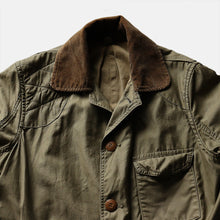 画像をギャラリービューアに読み込む, 1950&#39;s &quot;HETTRICK“ POPLIN HUNTING JACKET (SZ MEDIUM / GOOD CONDITION)
