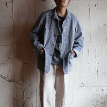 画像をギャラリービューアに読み込む, 1950&#39;s &quot;OSHKOSH&quot; HICKORY COVERALL (SZ LARGE / GOOD CONDITION)
