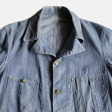 画像をギャラリービューアに読み込む, 1950&#39;s &quot;OSHKOSH&quot; HICKORY COVERALL (SZ LARGE / GOOD CONDITION)
