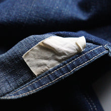 画像をギャラリービューアに読み込む, WW2 ERA "HEADLIGHT" TWO POCKET DENIM COVERALL (SZ 42-44 / GOOD CONDITION)
