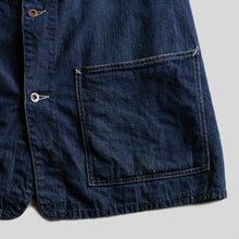 画像をギャラリービューアに読み込む, WW2 ERA "HEADLIGHT" TWO POCKET DENIM COVERALL (SZ 42-44 / GOOD CONDITION)
