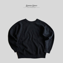 画像をギャラリービューアに読み込む, 1950's～ "HANES" COTTON SWEAT SHIRT (SZ 42-44 / BLACK / MINT CONDITION)
