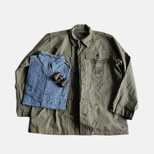 画像をギャラリービューアに読み込む, 1940&#39;s &quot;U.S.M.C&quot; P-44 H.B.T JACKET (SZ 38 / 1 WASH MINT CONDITION)
