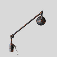 画像をギャラリービューアに読み込む, ANTIQUE "FARIES" WALL LAMP (JAPANNED FINISH / NO.1052)
