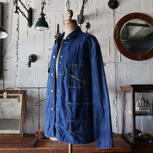 Load image into Gallery viewer, 1950&#39;s &quot;KEY IMPERIAL&quot; INDIGO DENIM COVERALL (SZ ABOUT40 / VERY GOOD CONDITION)
