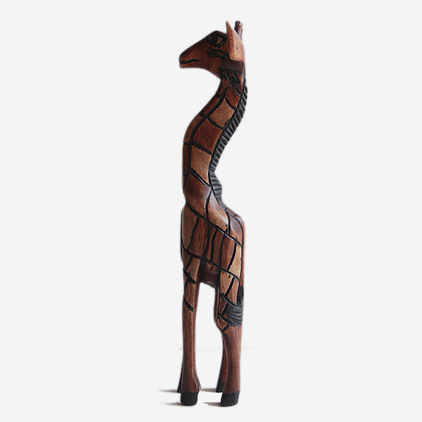 VINTAGE FOLK ART WOOD GIRAFFE ②