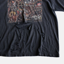 Load image into Gallery viewer, 1990&#39;s &quot;KORN&quot; DAMAGE MUSIC T-SHIRT (SZ XL / GOOD FADE)
