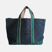 画像をギャラリービューアに読み込む, 1980&#39;s &quot;L.L.BEAN&quot; BOAT &amp; TOTE (NAVY×GREEN)
