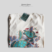 Load image into Gallery viewer, "L.L.BEAN" ATLANTIC RIDLEY TURTLE COTTON T-SHIRT (SZ LARGE / 1990's / DEADSTOCK)
