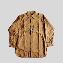 画像をギャラリービューアに読み込む, 1950's "L.L.BEAN" CHAMOIS CLOTH FLANNNEL SHIRT (SZ MEDIUM / DEADSTOCK)

