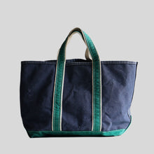 Load image into Gallery viewer, 1980&#39;s &quot;L.L.BEAN&quot; DELUXE TOTE (NAVY×GREEN / USED CONDITION)
