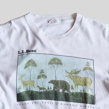Load image into Gallery viewer, 1990's "L.L.BEAN" WARREN KIMBLE ANIMAL ART T-SHIRT (SZ MEDIUM / USED CONDITION)
