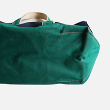 Load image into Gallery viewer, 1980&#39;s &quot;L.L.BEAN&quot; DELUXE TOTE (NAVY×GREEN / VERY GOOD CONDITION)
