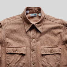 画像をギャラリービューアに読み込む, 1980's "L.L.BEAN" CHAMOIS CLOTH FLANNNEL SHIRT (SZ LARGE / GOOD CONDITION)
