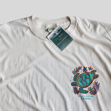 Load image into Gallery viewer, "L.L.BEAN" ATLANTIC RIDLEY TURTLE COTTON T-SHIRT (SZ LARGE / 1990's / DEADSTOCK)

