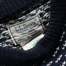 画像をギャラリービューアに読み込む, 1980's "L.L.BEAN"  WOOL SWEATER (SZ LARGE / BIRD'S EYE / GOOD CONDITION)
