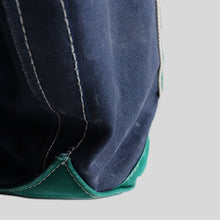 Load image into Gallery viewer, 1980&#39;s &quot;L.L.BEAN&quot; DELUXE TOTE (NAVY×GREEN / USED CONDITION)
