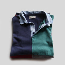 画像をギャラリービューアに読み込む, 1980's "L.L.BEAN" COTTON POLO L/S SHIRT (SZ ABOUT LARGE / GOOD CONDITION)
