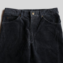 Load image into Gallery viewer, 1980's "LEE" 200 CORDUROY PANTS (SZ W32×L32 / BLACK / GOOD CONDITION)
