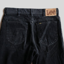 Load image into Gallery viewer, 1980's "LEE" 200 CORDUROY PANTS (SZ W32×L32 / BLACK / GOOD CONDITION)
