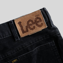 Load image into Gallery viewer, 1980's "LEE" 200 CORDUROY PANTS (SZ W32×L32 / BLACK / GOOD CONDITION)
