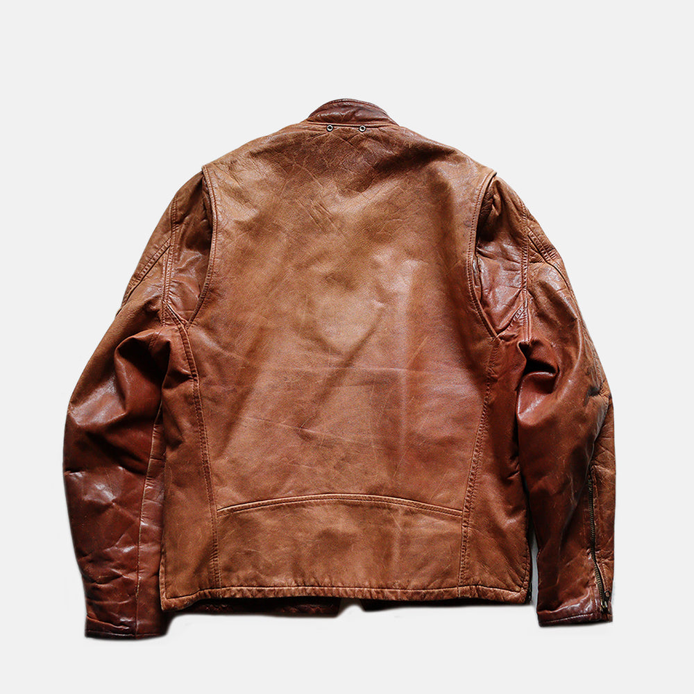 1960's～ SINGLE RIDERS LEATHER JACKET (SZ MEDIUM / GOOD