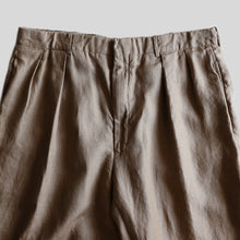 画像をギャラリービューアに読み込む, 1990's "RALPH LAUREN" LINEN TROUSER (SZ W35×L30 / GOOD CONDITION)
