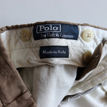 画像をギャラリービューアに読み込む, 1990's "RALPH LAUREN" LINEN TROUSER (SZ W35×L30 / GOOD CONDITION)
