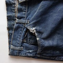 Load image into Gallery viewer, ～1970's "LEVIS" 606 INDIGO JEANS (SLIM TAPERED / SZ W36×L30 / RARE SIZE / BIG E)
