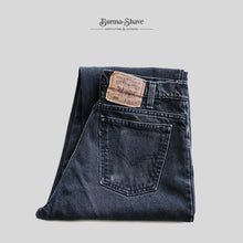画像をギャラリービューアに読み込む, 1990&#39;s &quot;LEVI&#39;S&quot; 550 BLACK DENIM PANTS (SZ W33×L30 / GOOD COLOR)
