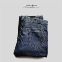 Load image into Gallery viewer, ～1970's "LEVIS" 606 INDIGO JEANS (SLIM TAPERED / SZ W36×L30 / RARE SIZE / BIG E)
