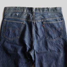 Load image into Gallery viewer, ～1970's "LEVIS" 606 INDIGO JEANS (SLIM TAPERED / SZ W36×L30 / RARE SIZE / BIG E)
